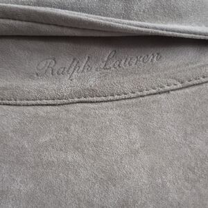 Ralph Lauren Taupe Suede Outerwear